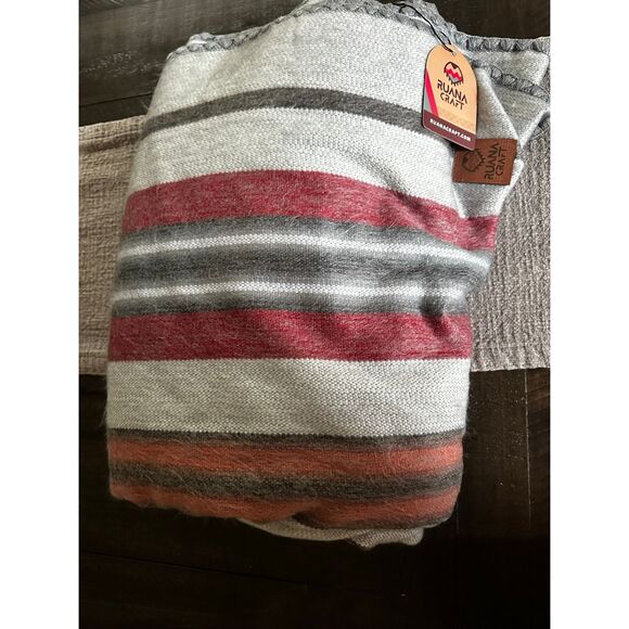 Alpaca Wool Blanket Throw | Large,| 85”x 65” Hypoallergenic & Breathable | Non-I - Picture 7 of 10